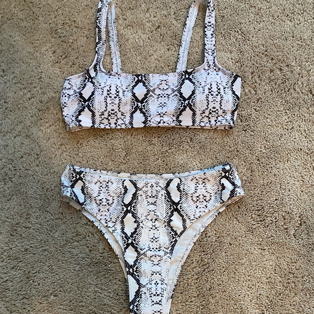 Snakeskin swimsuit